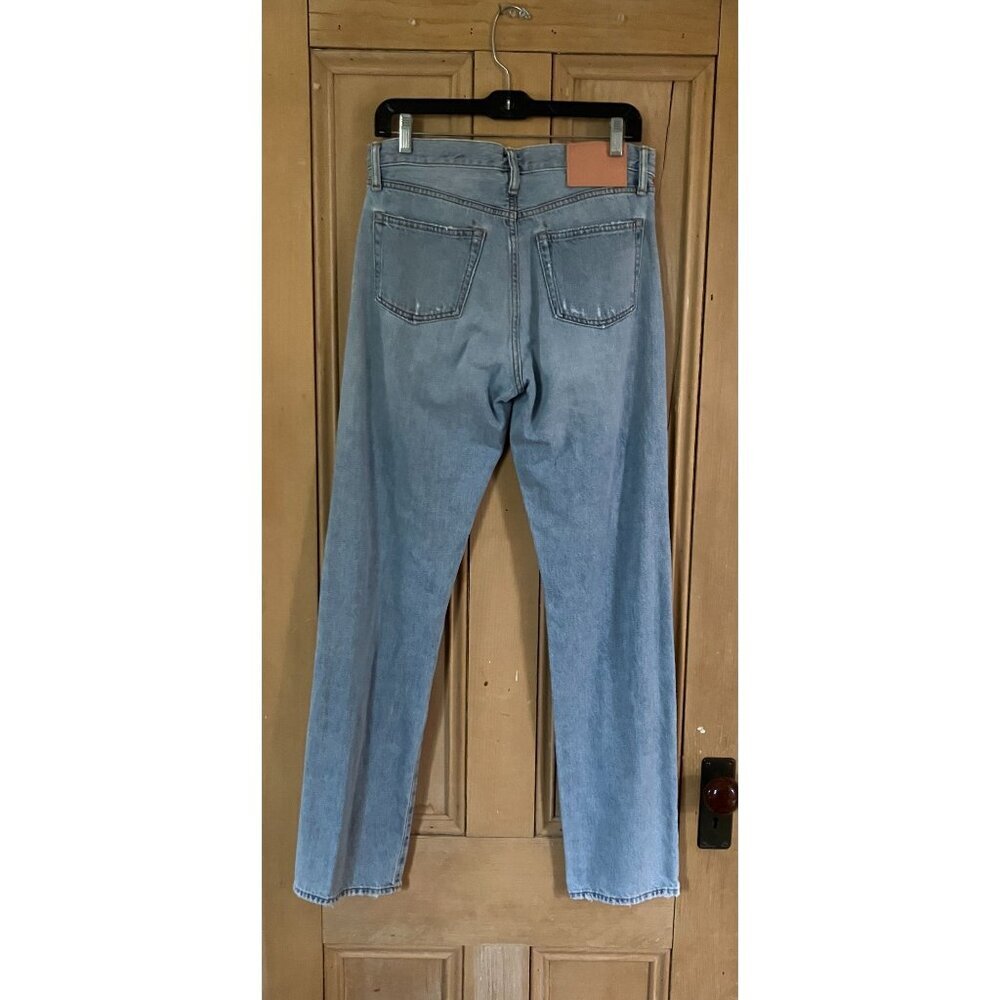 Acne Studios Women Patchwork Button Fly Designer Denim Jeans Size 29 Blue AN EXC - Picture 6 of 10